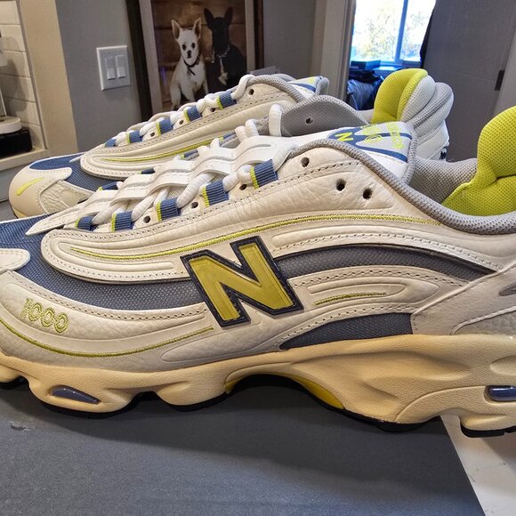 New Balance 1000 Sea Salt Heron Blue M1000CA Shoes Sneakers Mens Size 12 NEW - Picture 1 of 11